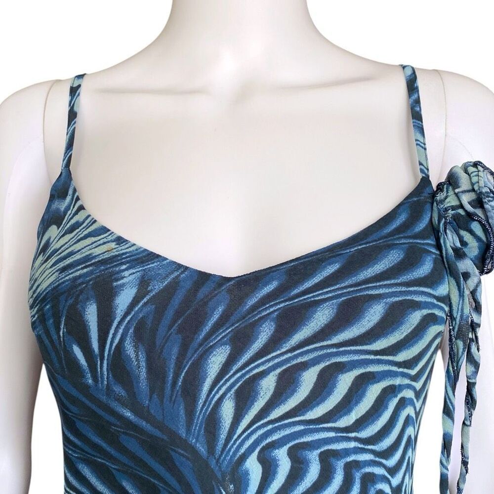 euro y2k vintage siren midi dress - Picture 3 of 8